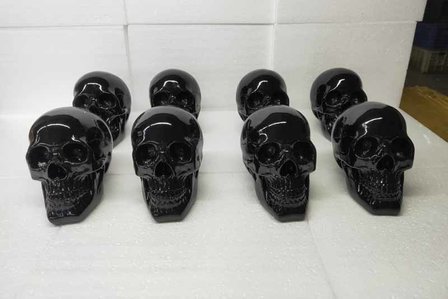 skull zwart decoratie beeld 