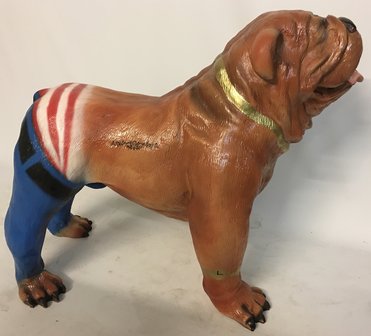 Engelse Bulldog Tattoo Spike kunst beeld 