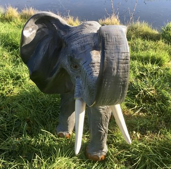 olifant staand 85 cm  polyester 