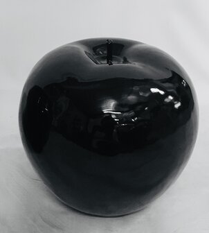 appel zwart hoogglans polyester