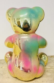 Teddy beer Tre Belle  zittend - gold design 