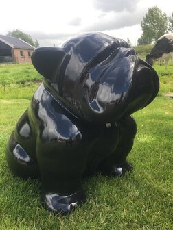 Engels bulldog polyester design beeld 