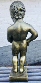 manneken pis gebronsd beeld polyester 