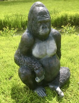 Aap Gorilla polyester beeld life size silverback