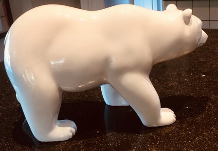 Polar bear wit staand