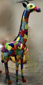 Giraffe 209cm -kunst beeld Cloudy