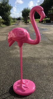 flamingo design vogel beeld fuchsiaRoze