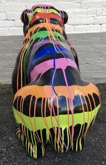 engels bulldog zwart dripping 