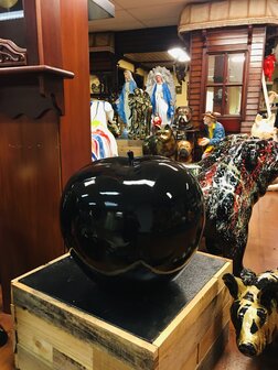 Appel polyester zwart 