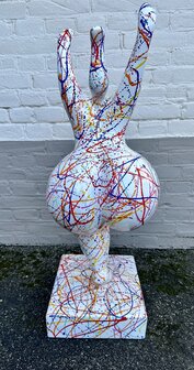 Bella Donna dame Salsa beeld white splash