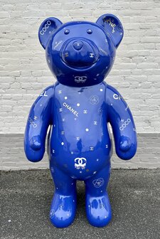 Teddy beer kunsthars  XXL gedecoreerd