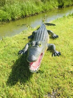 Krokodil polyester 315cm natuur xxl