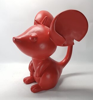 Muis  xxl polyester kunstbeeld cartoon muis
