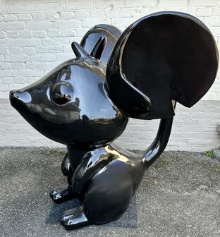 Muis XXL abstract kunstbeeld cartoon muis