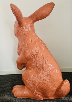 haas konijn XXL polyester kunst beeld 