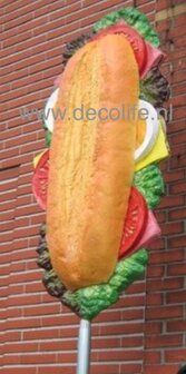 Pistolet-broodje-gezond-polyester-reclame-stoepreclame
