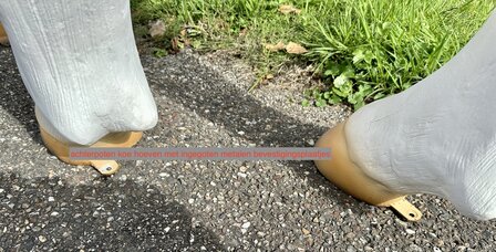 polyester koe beeld levens groot zwartbont