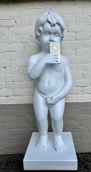 Manneken Pis XXL met telefoon 
