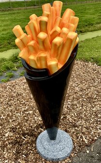 FRIETZAK  PATAT FRIET zwart