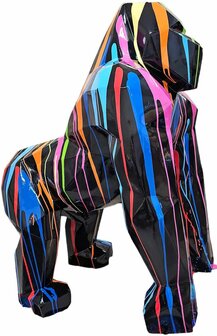 Gorilla origami design dripping 