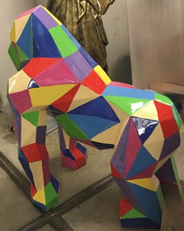 gorilla -origami multi color 