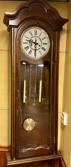 Klok wandklok Regulateur houten kast 