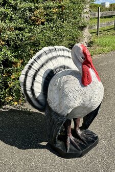 Kalkoen beeld levens groot polyester ,boerderij dier&nbsp;