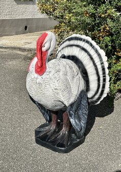 Kalkoen beeld levens groot polyester ,boerderij dier&nbsp;