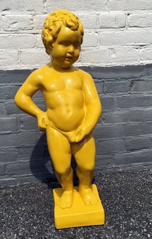 manneken pis geel beeld 