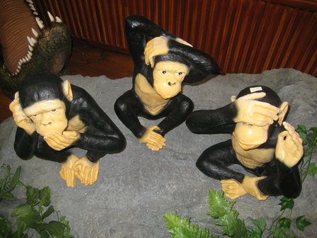 apen -horen-zien -zwijgen