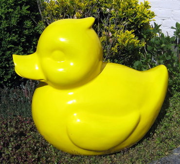badeend polyester beeld xl
