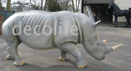 shoorn rhinoware grootte 390cm polyester beeld 