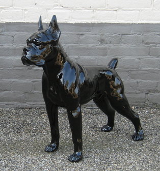 boxer zwart hoogglans polyester beeld decolife 