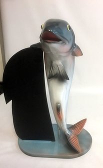 vis display polyester beeld 