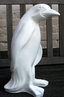penguin pinquin 41 cm wit polyester 