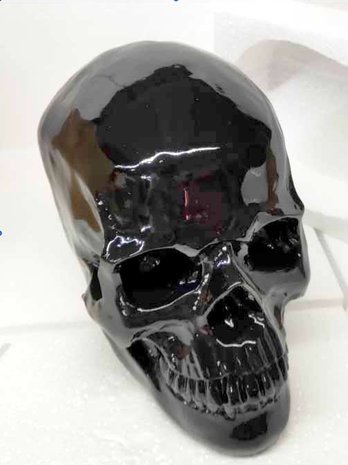skull zwart decoratie beeld 