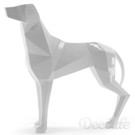 origami-geometrische hond