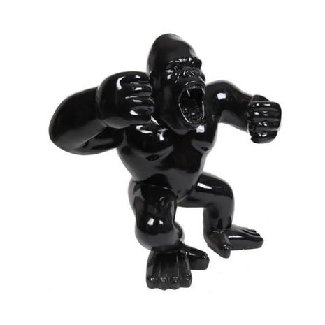 gorilla -xxxl- beeld-resine- zwart