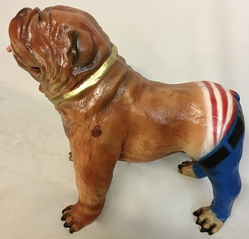 Engelse Bulldog Tattoo Spike kunst beeld 