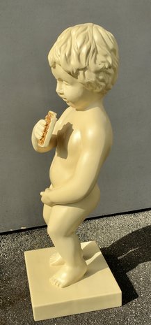 manneken Pis-  wafel -Kunsthars- beeld 90 cm 