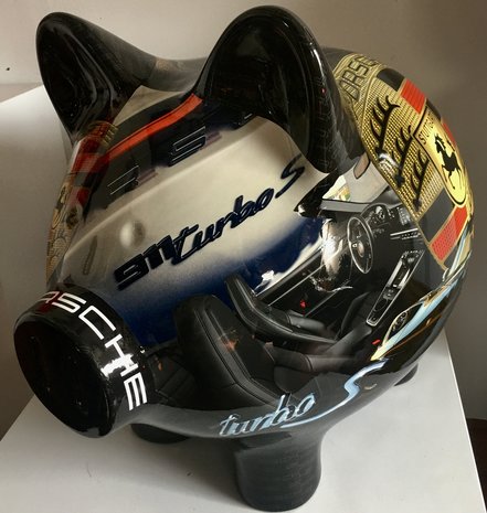 cartoon piggy racingteam