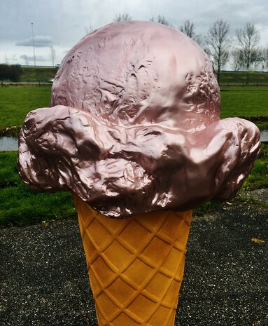 IJshoorn schepijs RoseGoud op wielen 