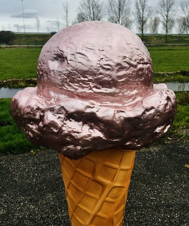 IJshoorn schepijs RoseGoud op wielen 