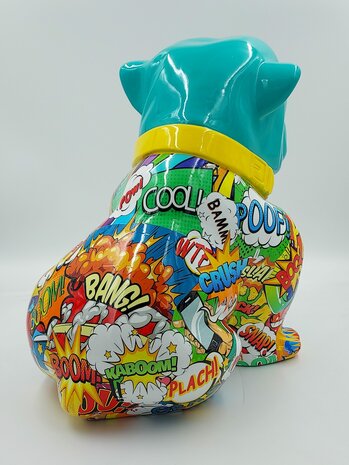 Engels bulldog polyester design beeld 