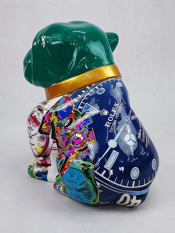 Engels bulldog polyester design beeld 