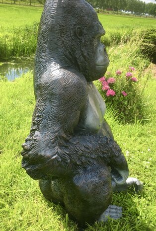 Aap Gorilla polyester beeld life size silverback