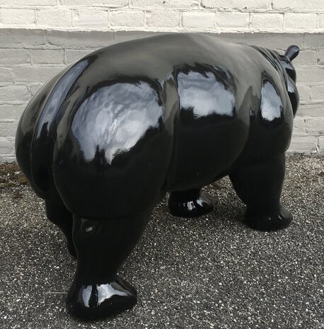 nijlpaard  Hippo beeld abstract 