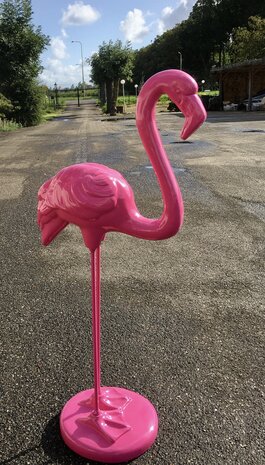 flamingo design vogel beeld fuchsiaRoze