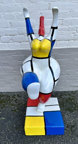 dikke dame mondriaan 77cm 