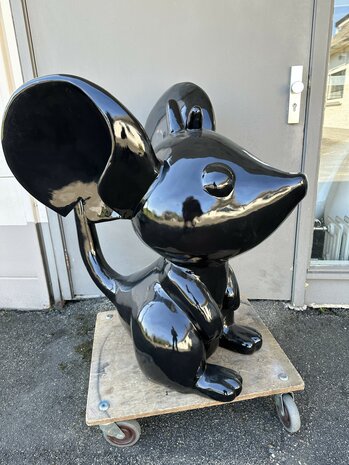 Muis  xxl polyester kunstbeeld cartoon muis